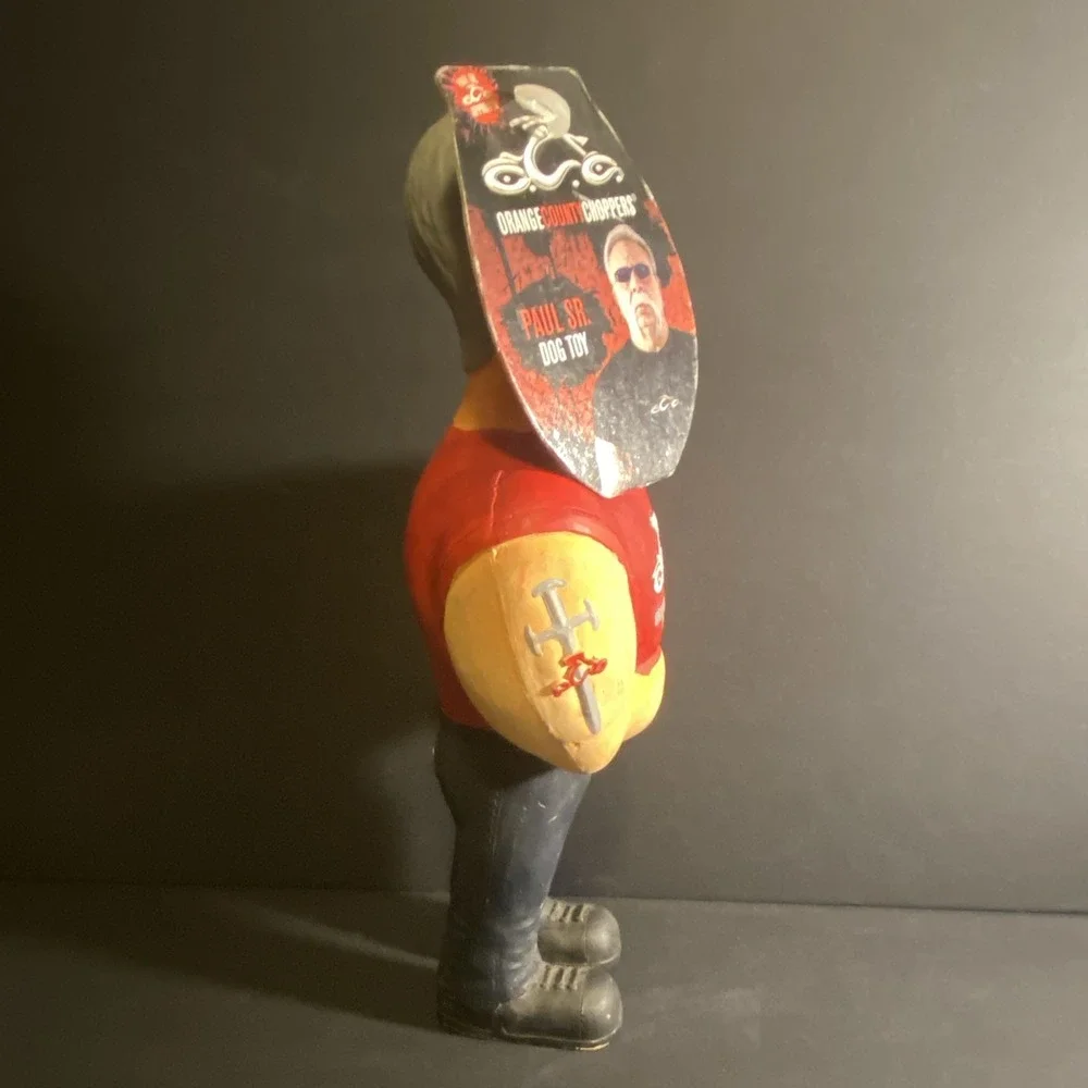 Orange County Choppers Paul Sr Dog Toy Large Soft Plastic Chew Toy